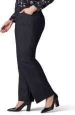Women Plus Size Ultra Lux Comfort with Flex Motion Trouser Pant - Image 2