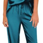 Women's Satin Silk Pajama Set