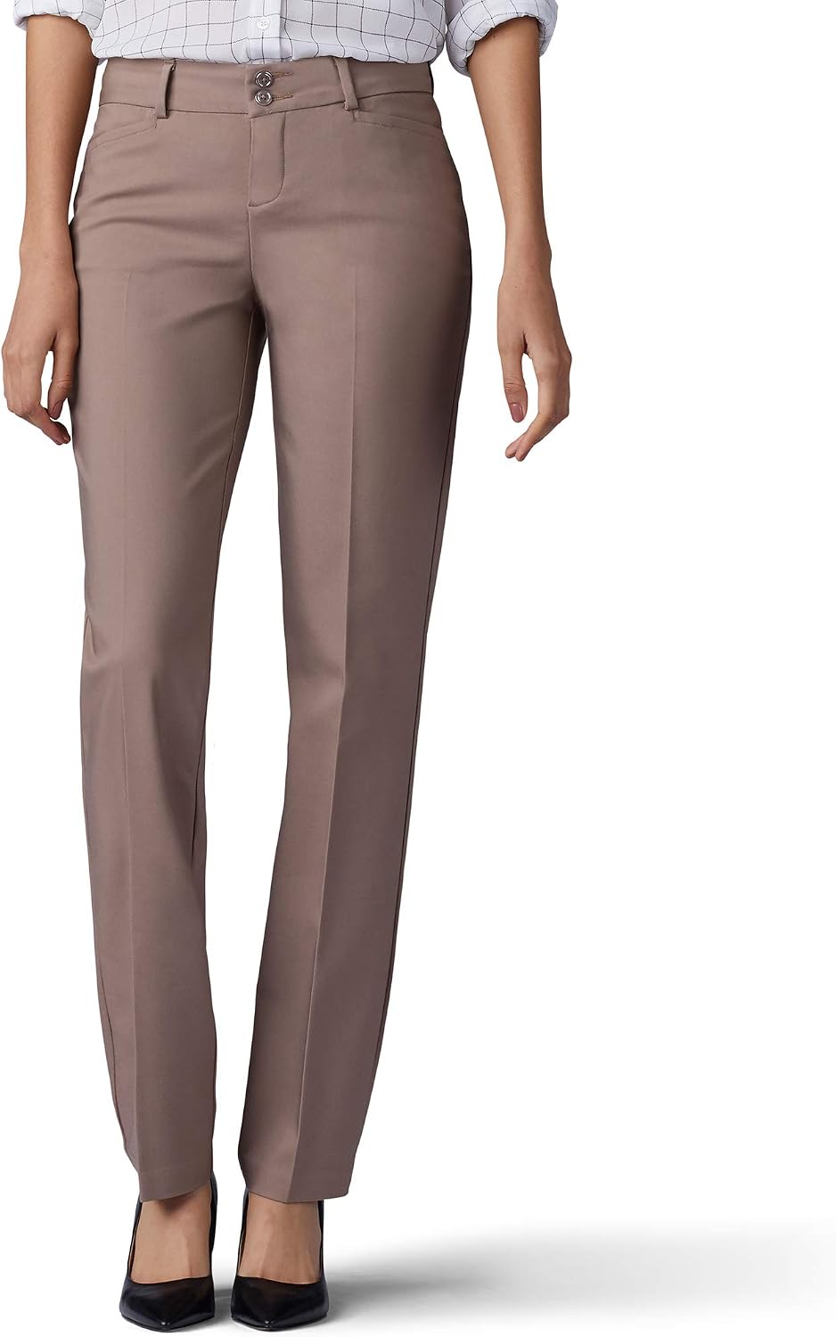 710AvhgMtDL._AC_SL1500_.jpg Women Regular Fit Straight Leg Pant - Image 1